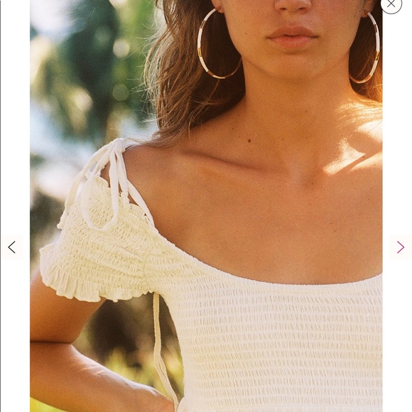 FREE PEOPLE Happy WithYou Mini Dress Cold Shoulder - Picture 4 of 7